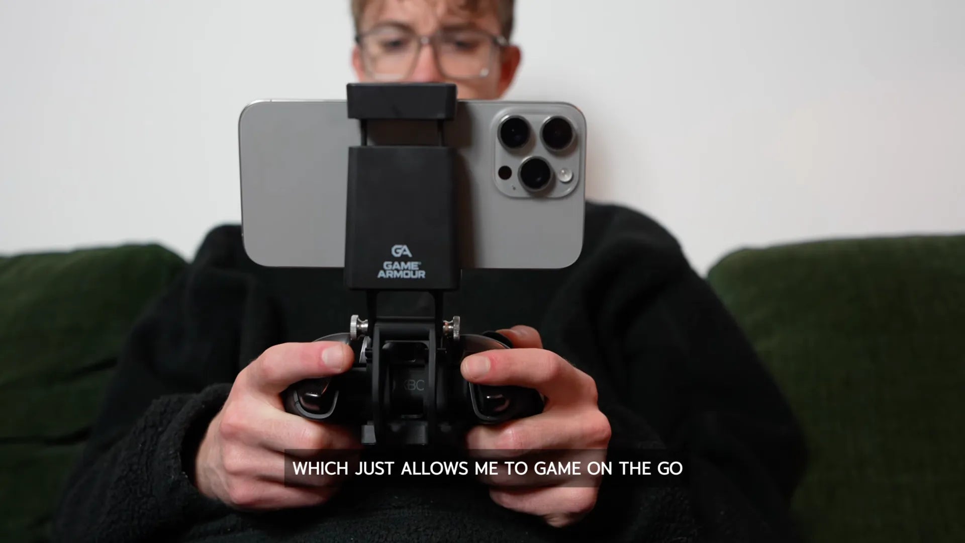 Load video: Ben gives an honest review of the Mobile Gaming Mount by Game Armour
